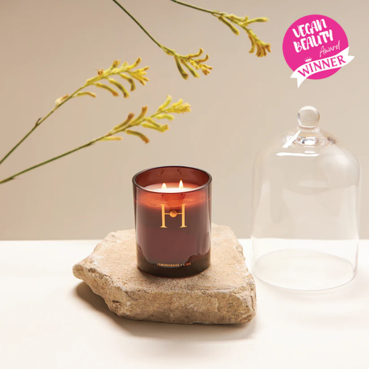 Candle - The Herbologist - The Herbologist Lemongrass + Lime Candle 300g - The Gift Company