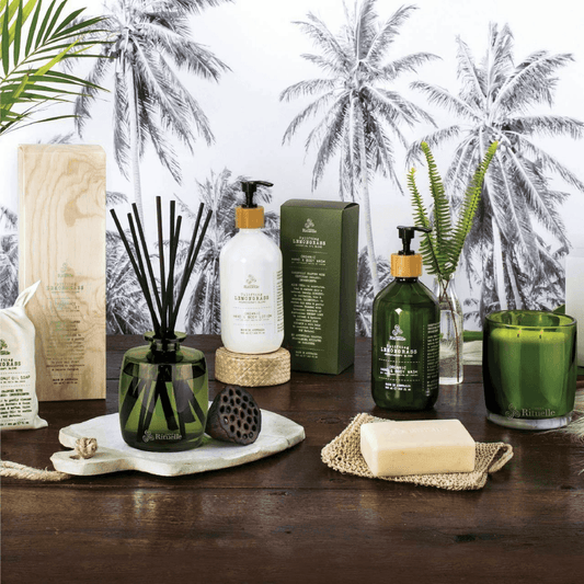 Urban Rituelle Lemongrass, Lemon Myrtle, Grapefruit & Eucalyptus Candle 140g - The Perfume Company