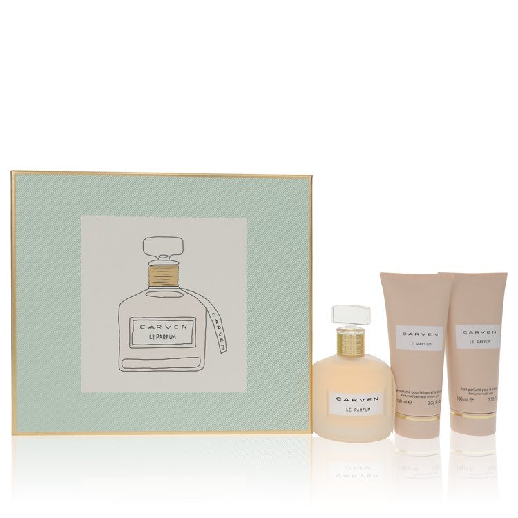 Carven Le Parfum Gift Set 100mL Eau de Parfum + Body Milk + Shower Gel