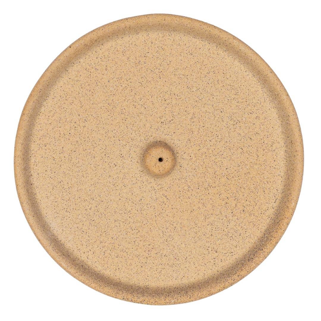 Exuro Ceramic Incense Holder 13cm - Sand