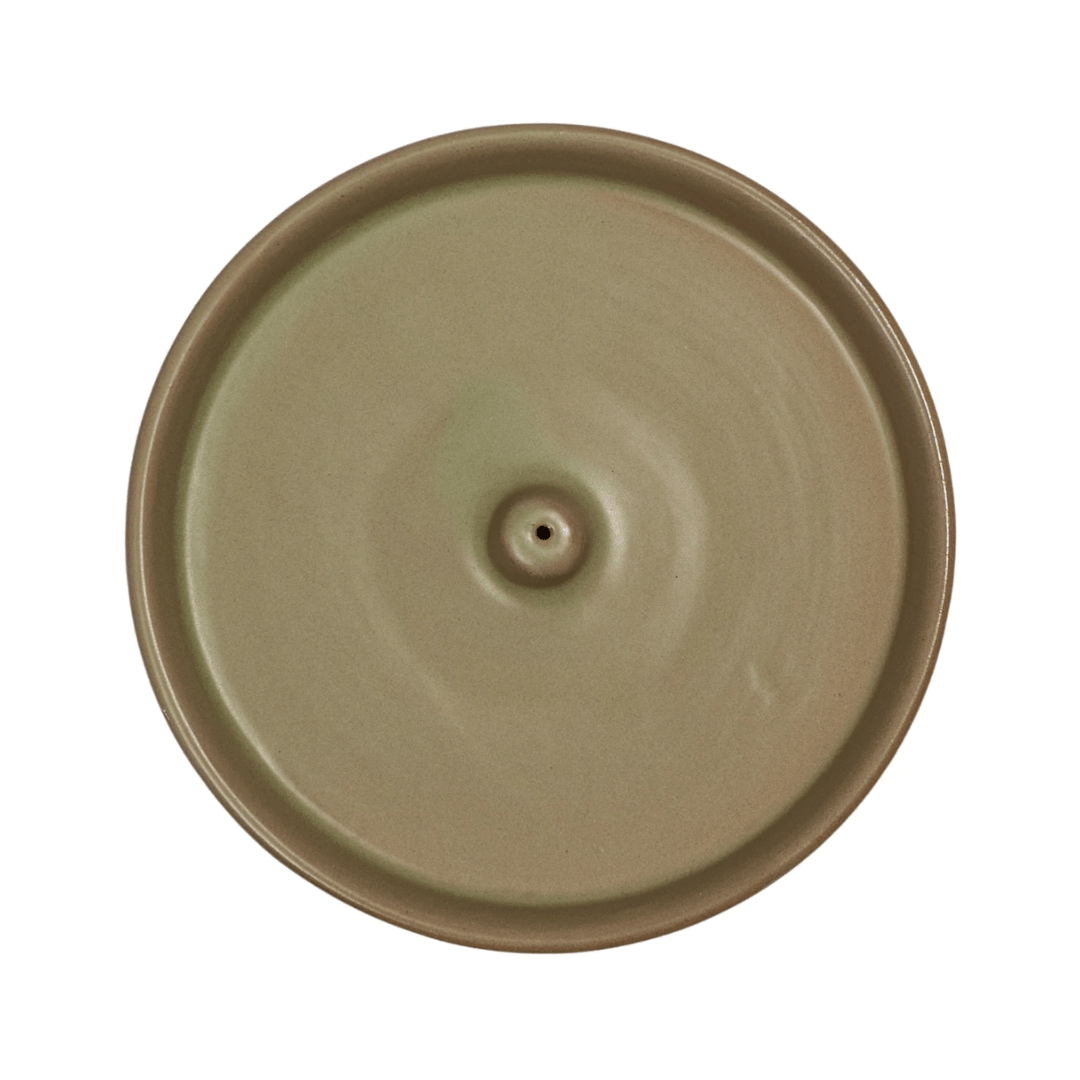Exuro Ceramic Incense Holder 13cm - Sage