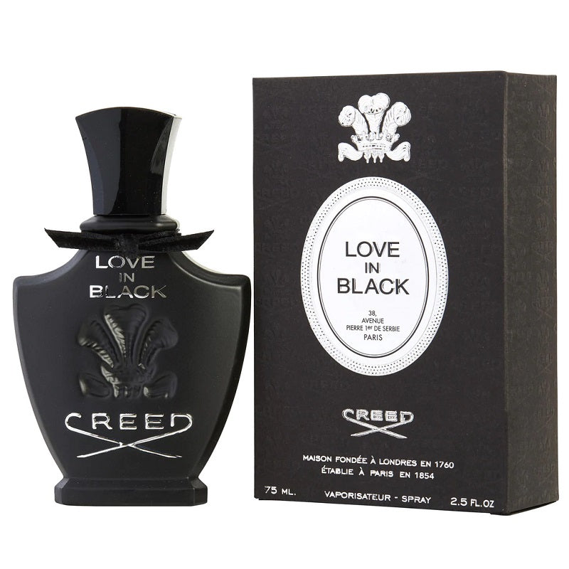 Creed Love In Black Eau de Parfum 75mL bottle and box