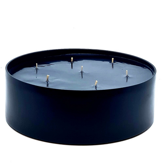 Cylinder Glass Candle - SANJULA - SANJULA Powder Coated Tin Statement Candle 3kg - The Gift Company