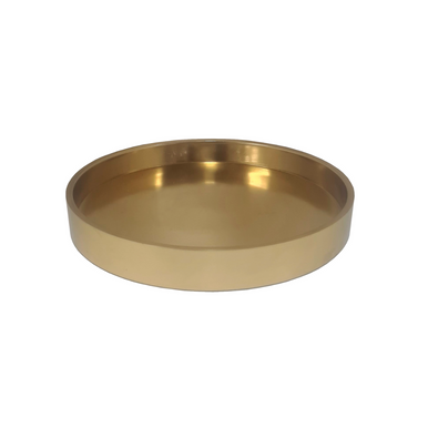 Sanjula Brushed Gold Finish Tray