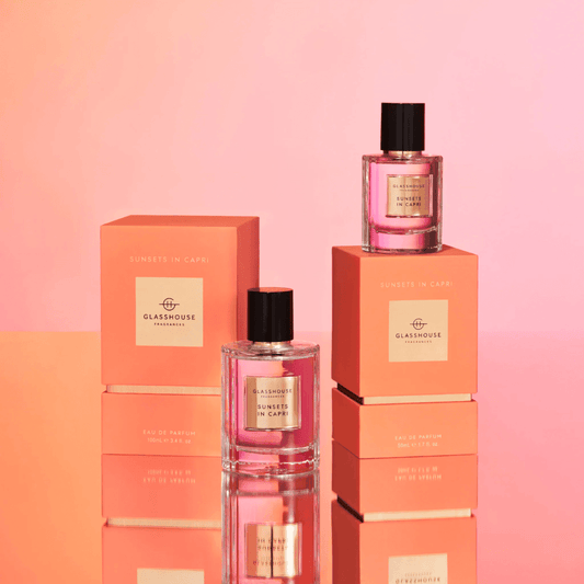 Eau de Parfum - Glasshouse - Glasshouse Fragrances Eau de Parfum - Sunsets in Capri 100mL - The Gift Company