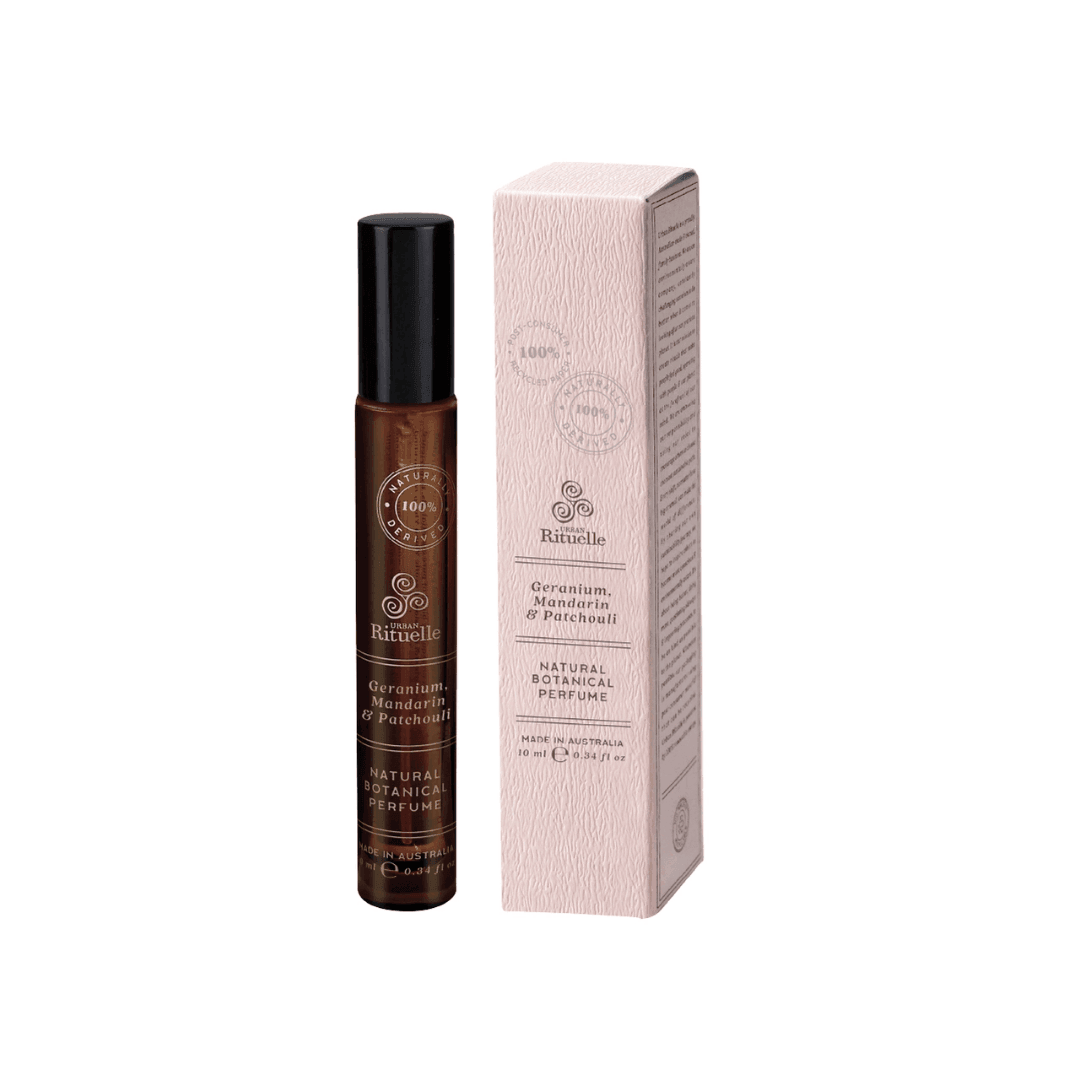 Eau de Parfum - Urban Rituelle - Urban Rituelle Natural Botanical Parfum - Geranium, Mandarin & Patchouli 10mL - The Gift Company