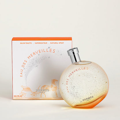 Hermès Eau des Merveilles Eau de Toilette 100mL bottle and box