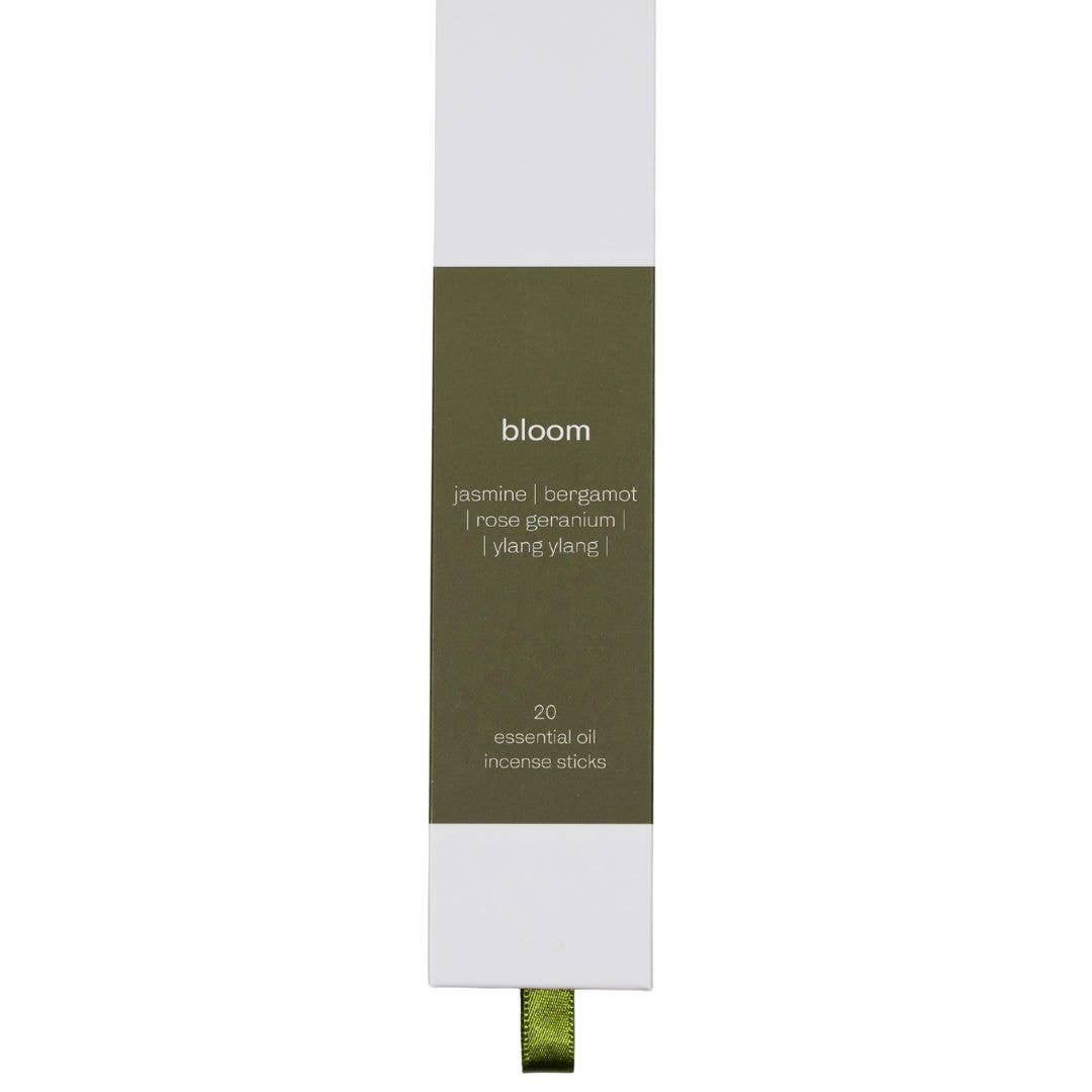 Exuro Bloom Incense Sticks 20 Pack - Rose Geranium, Bergamot & Jasmine