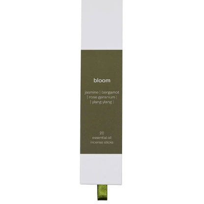 Exuro Bloom Incense Sticks 20 Pack - Rose Geranium, Bergamot & Jasmine
