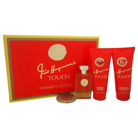 Fred Hayman Touch Gift Set 100mL EDT + 200mL Body Lotion + 200mL Shower Gel + 18mL Pocket Spray additional product image