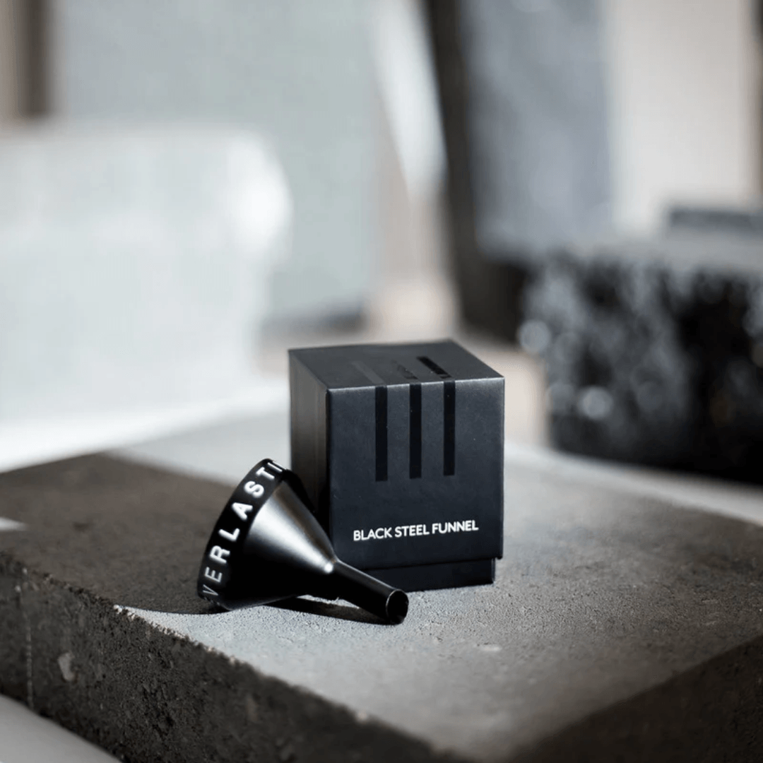 Funnel - Everlasting Candle Co - Everlasting Candle Co. Black Steel Funnel - The Perfume Company