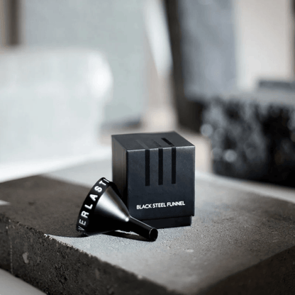 Funnel - Everlasting Candle Co - Everlasting Candle Co. Black Steel Funnel - The Perfume Company