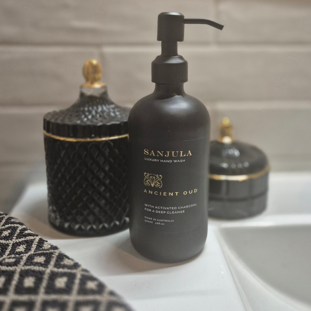 Hand & Body Wash - SANJULA - SANJULA Ancient Oud Hand & Body Wash 500mL - The Gift Company