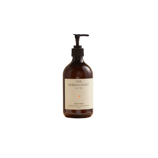 Hand & Body Wash - The Herbologist - The Herbologist Chamomile, Geranium, Rose and Ylang Ylang Body Wash 500mL - The Gift Company
