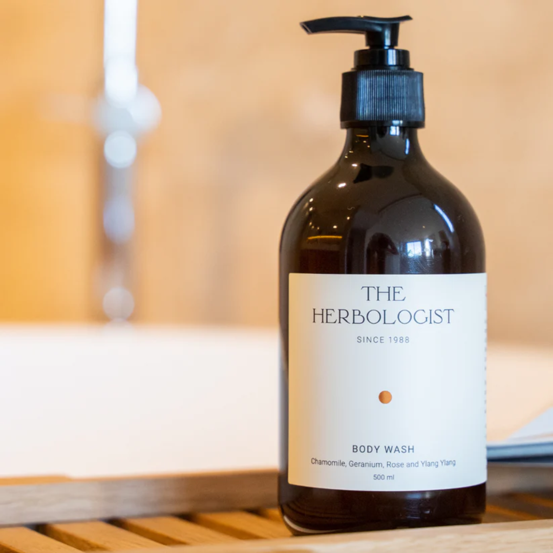 Hand & Body Wash - The Herbologist - The Herbologist Chamomile, Geranium, Rose and Ylang Ylang Body Wash 500mL - The Gift Company