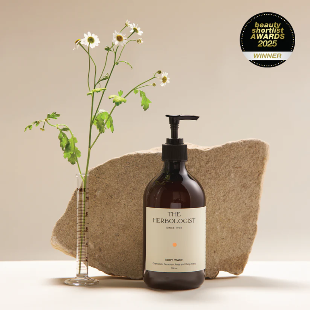 Hand & Body Wash - The Herbologist - The Herbologist Chamomile, Geranium, Rose and Ylang Ylang Body Wash 500mL - The Gift Company