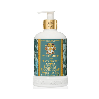 Saponificio Artigianale Fiorentino Hand Wash White Musk & Black Orchid 500mL