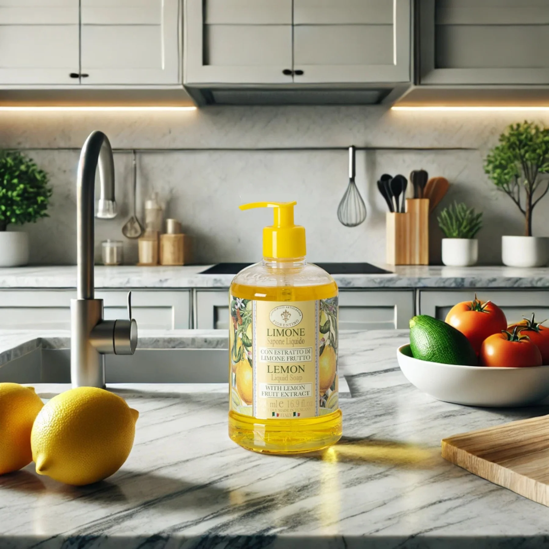 Hand Wash - Saponificio Artigianale Fiorentino - Saponificio Artigianale Fiorentino Kumquat & Lime Hand Wash Set of 3 x 500mL - The Gift Company