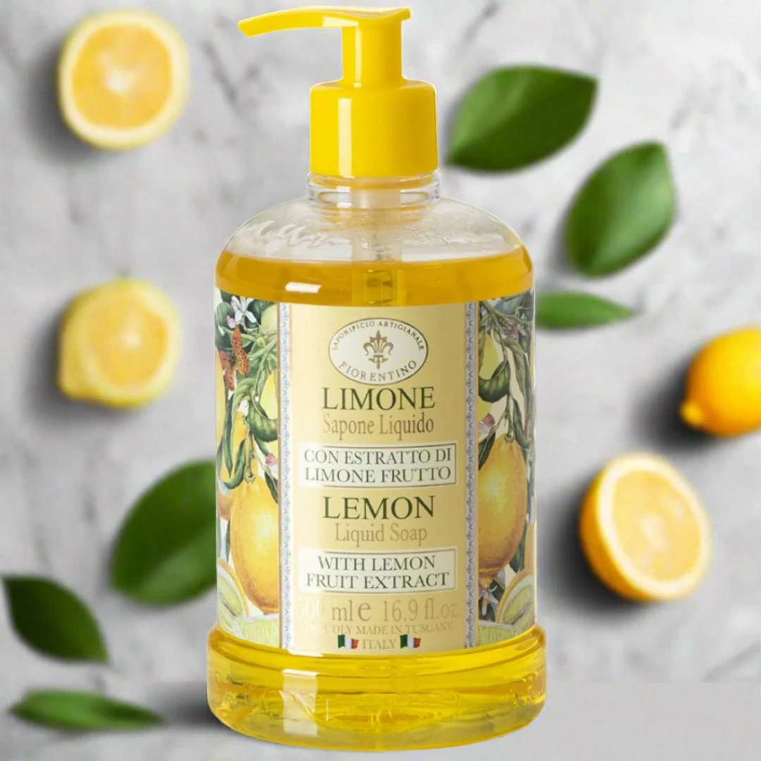 Hand Wash - Saponificio Artigianale Fiorentino - Saponificio Artigianale Fiorentino Lemon Hand Wash 500mL - The Gift Company