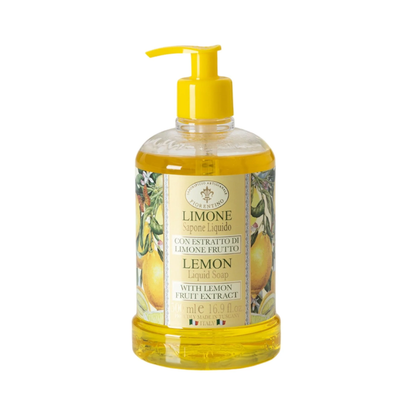 Hand Wash - Saponificio Artigianale Fiorentino - Saponificio Artigianale Fiorentino Lemon Hand Wash 500mL - The Gift Company