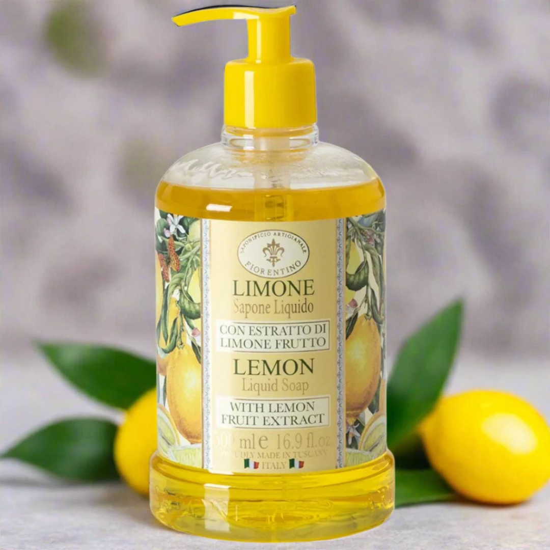Hand Wash - Saponificio Artigianale Fiorentino - Saponificio Artigianale Fiorentino Lemon Hand Wash 500mL - The Gift Company