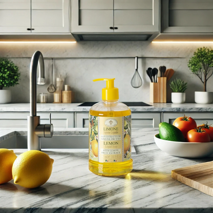 Hand Wash - Saponificio Artigianale Fiorentino - Saponificio Artigianale Fiorentino Lemon Hand Wash 500mL - The Gift Company