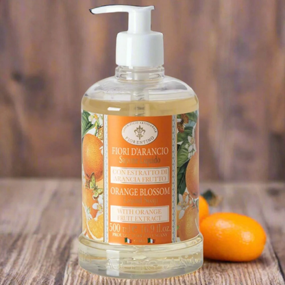 Hand Wash - Saponificio Artigianale Fiorentino - Saponificio Artigianale Fiorentino Orange Blossom Hand Wash Bundle Set 3 x 500ml - The Gift Company