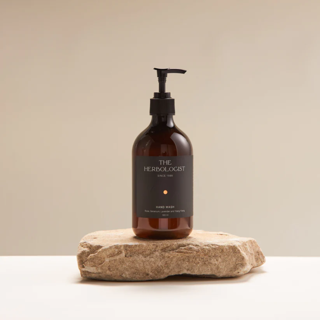 Hand Wash - The Herbologist - The Herbologist Rose, Geranium, Lavender and Ylang Ylang Hand Wash 500mL - The Gift Company