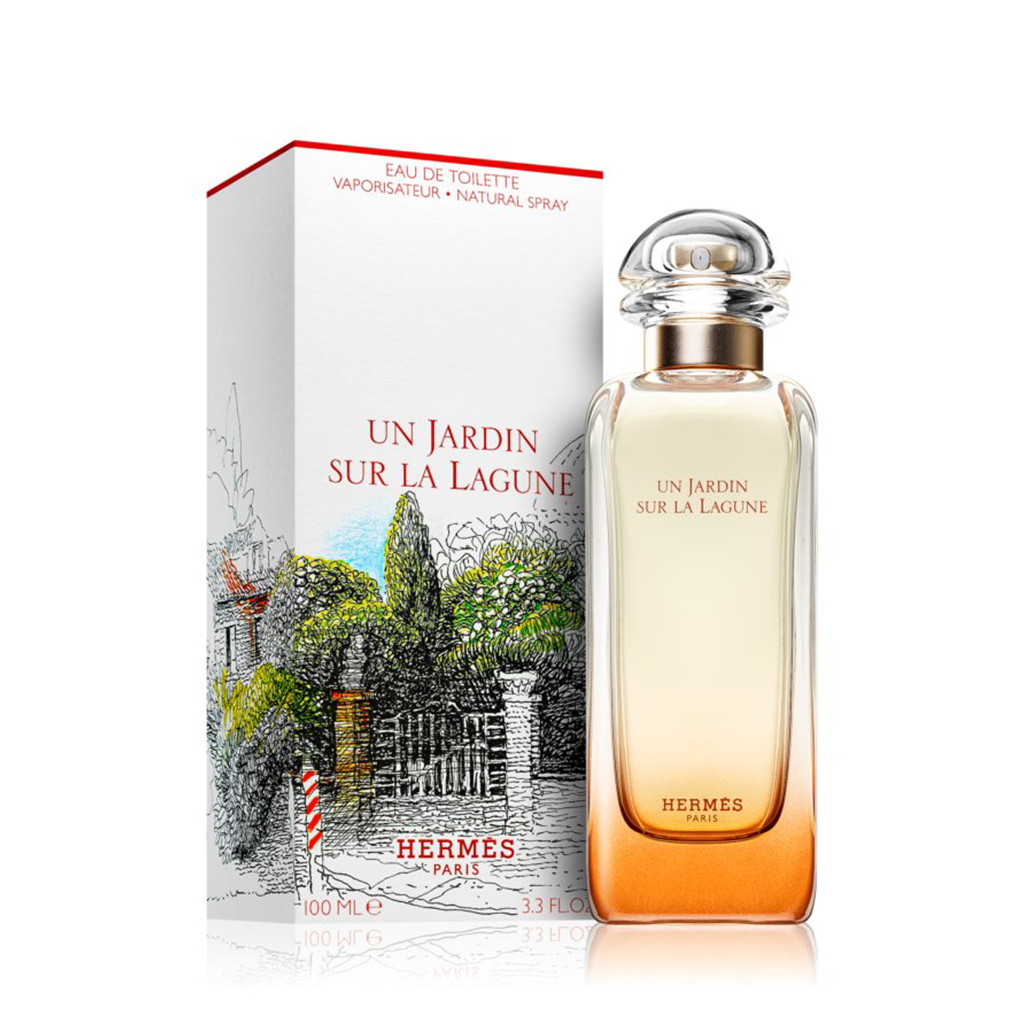Hermes Un Jardin Sur La Lagune Eau de Toilette 100mL bottle and box