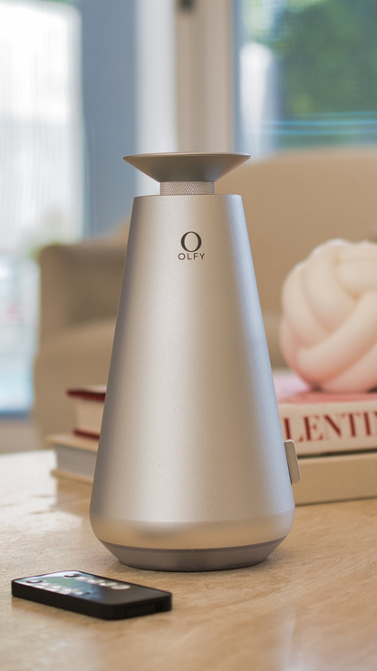Home Diffuser - OLFY - OLFY Smart Home Diffuser – Aluminium Grey (DecoPRO) - The Gift Company