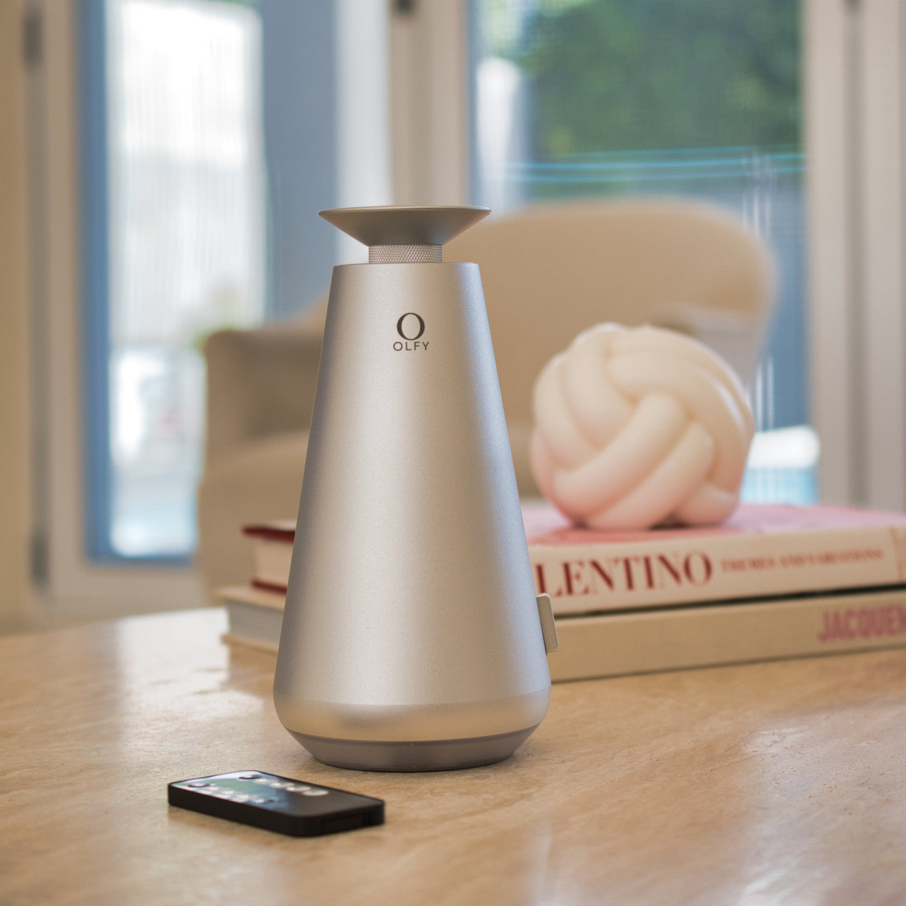 Home Diffuser - OLFY - OLFY Smart Home Diffuser – Aluminium Grey (DecoPRO) - The Gift Company