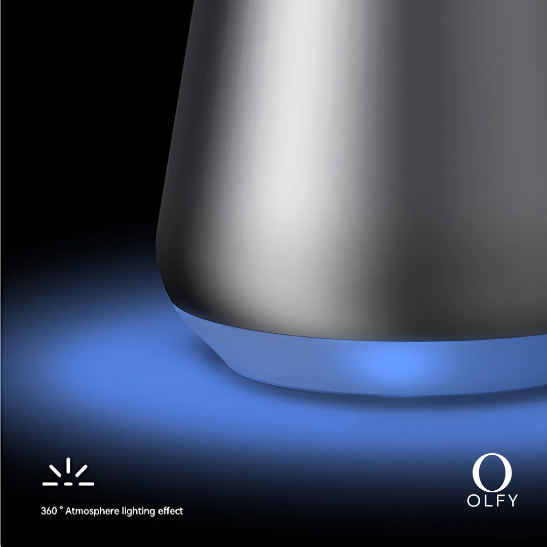 Home Diffuser - OLFY - OLFY Smart Home Diffuser – Aluminium Grey (DecoPRO) - The Gift Company