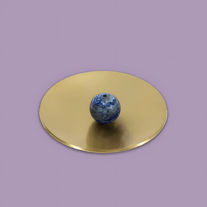 Incense - MAHŌ - MAHŌ Sensory - Hoseki Mari – Lapis Luzuli Crystal Incense Burner - The Gift Company