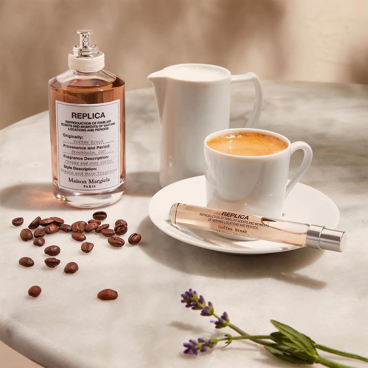Maison Margiela Replica Coffee Break Eau de Toilette styled coffee image