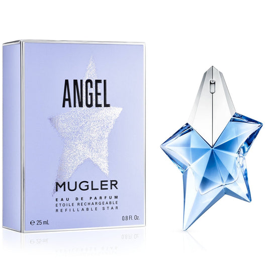 Mugler Angel Eau de Parfum Refillable 25mL bottle and box