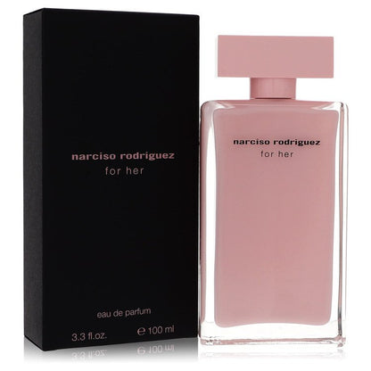 Narciso Rodriguez For Her Eau de Parfum Floral Musky 100mL bottle and box