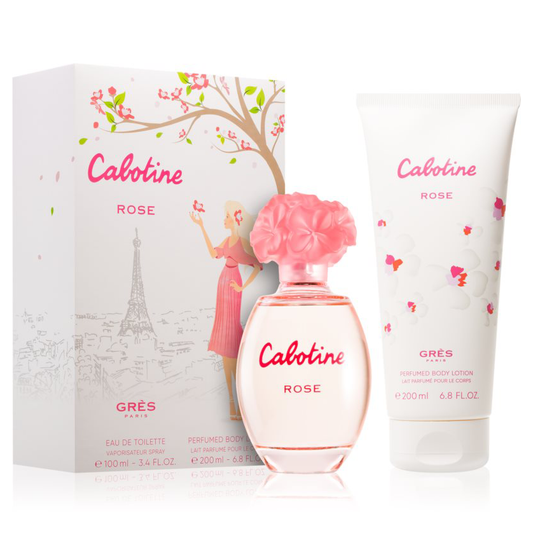 Parfums Grès Cabotine Rose Eau de Toilette 100mL and Body Lotion 200mL gift set
