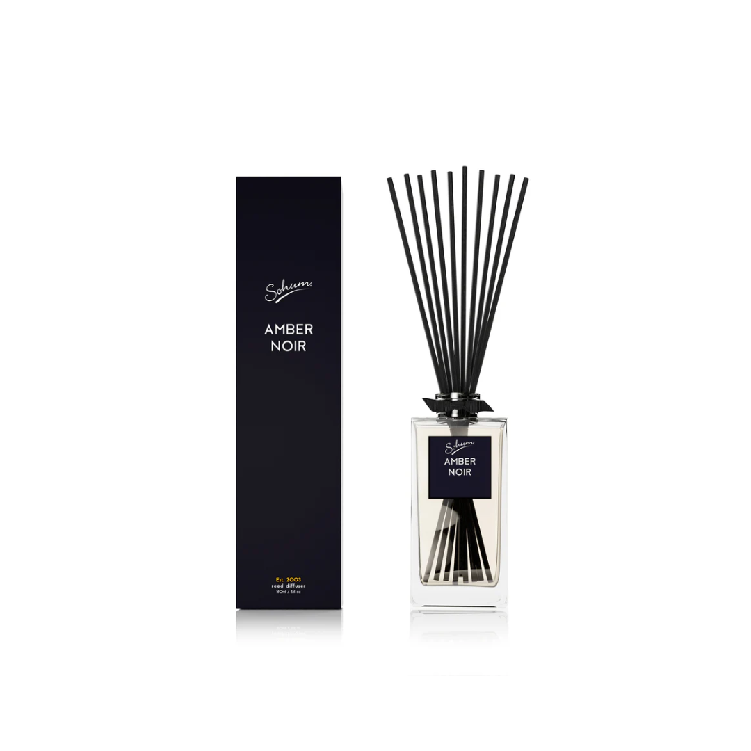 Reed Diffuser - Sohum - Sohum Amber Noir Signature Diffuser 160ml - The Gift Company