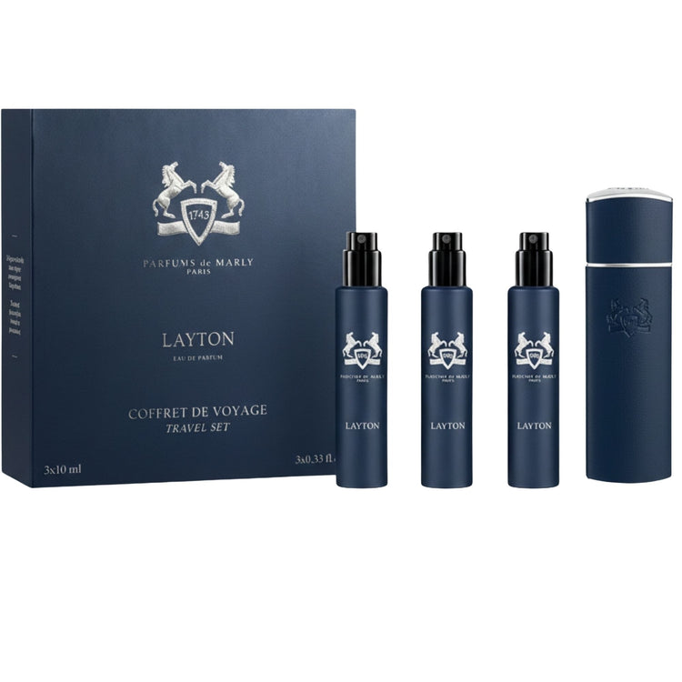 Parfums de Marly Layton Royal Essence Travel Set 3 x 10mL Eau de Parfum sprays