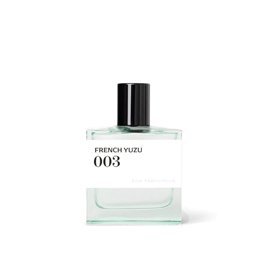 Bon Parfumeur 003 French Yuzu Eau de Parfum 30mL — genuine product photograph on white, 1080 × 1080