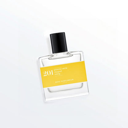 Bon Parfumeur 201 Gold September Eau de Parfum 30mL, manufacturer photograph of the 30mL presentation