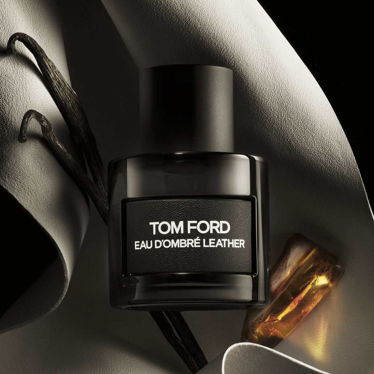 Tom Ford Eau d'Ombre Leather Eau de Toilette styled campaign image