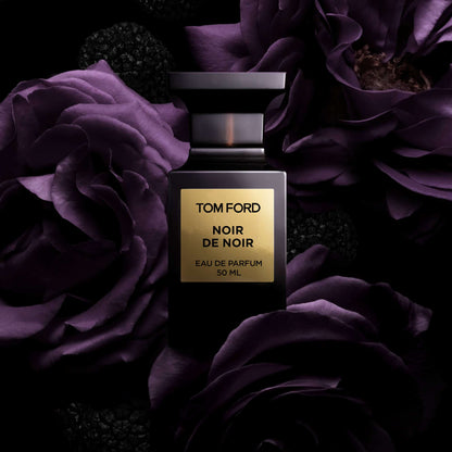 Tom Ford Noir de Noir Eau de Parfum styled with dark roses