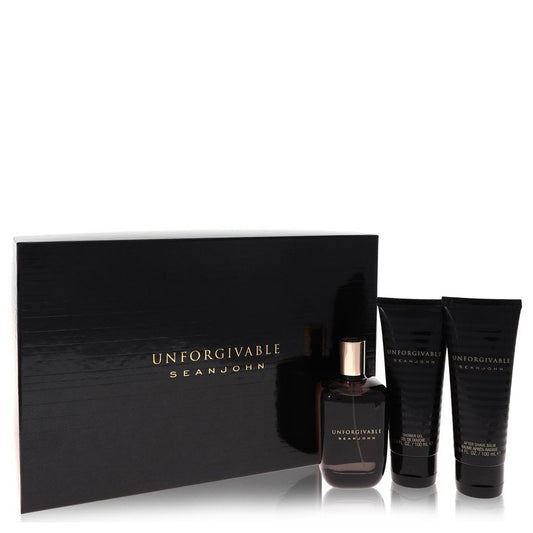 Sean John Unforgivable Gift Set 125mL EDT + Shower Gel + After Shave Balm