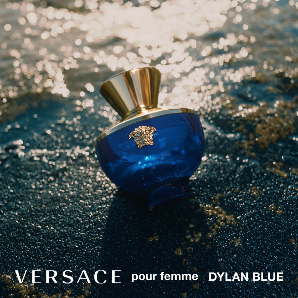 Versace Dylan Blue Pour Femme Eau de Parfum styled bottle image