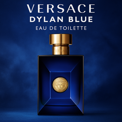 Versace Pour Homme Dylan Blue Eau de Toilette styled bottle image